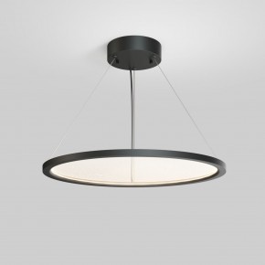 DK6616-BK Подвесной горизонтальный светильник Veil со светодиодом H900 d600 220V 48W 3000-6000K IP20 черный алюминий в Урае - uray.ok-mebel.com | фото