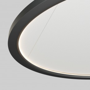 DK6616-BK Подвесной горизонтальный светильник Veil со светодиодом H900 d600 220V 48W 3000-6000K IP20 черный алюминий в Урае - uray.ok-mebel.com | фото 3