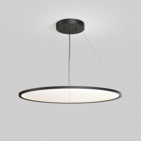 DK6620-BK Подвесной горизонтальный светильник Veil со светодиодом H900 d1000 220V 82W 3000-6000K IP20 черный алюминий в Урае - uray.ok-mebel.com | фото