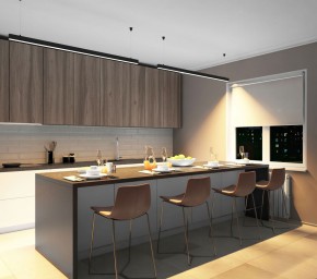 DK9153-BK Линейный светильник 42W 1500mm 3000K, черный в Урае - uray.ok-mebel.com | фото 7