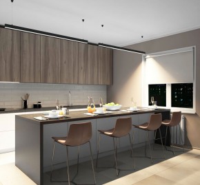 DK9154-BK Линейный светильник 42W 1500mm 4000K, черный в Урае - uray.ok-mebel.com | фото 5