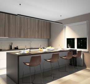 DK9254-BK Линейный светильник 62W 2500mm 4000K, черный в Урае - uray.ok-mebel.com | фото 5