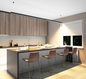 DK9303-BK Линейный светильник 72W 3000mm 3000K, черный в Урае - uray.ok-mebel.com | фото 5