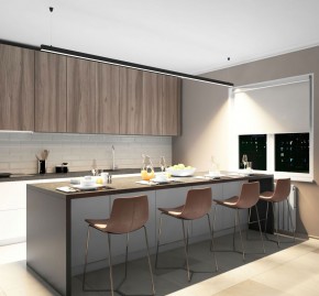DK9304-BK Линейный светильник 72W 3000mm 4000K, черный в Урае - uray.ok-mebel.com | фото 5