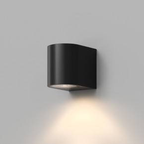 DK9790-BK Настенный уличный светильник NARVIK, IP44, GU10 LED, до 15 Вт, черный, алюминий в Урае - uray.ok-mebel.com | фото