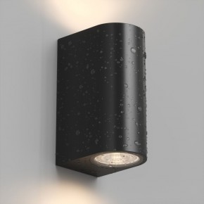 DK9791-BK Настенный уличный светильник NARVIK, IP44, 2хGU10 LED, до 15 Вт, черный, алюминий в Урае - uray.ok-mebel.com | фото 3