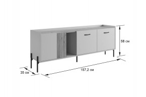 ДОМИНИКА Гостиная (модульная) кашемир/дуб крафт золотой в Урае - uray.ok-mebel.com | фото 2