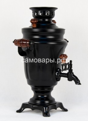 Электрический самовар "Черный Русский" матовый тюльпан в наборе на 1,5 литра. Ограниченная серия. в Урае - uray.ok-mebel.com | фото 4