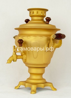 Электрический самовар "Русское золото" матовая груша на 2 литра (Ограниченная серия) в Урае - uray.ok-mebel.com | фото