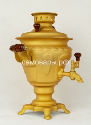 Электрический самовар "Русское золото" матовая груша на 2 литра (Ограниченная серия) в Урае - uray.ok-mebel.com | фото 3