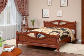 ЕЛЕНА-4 Кровать из массива (орех) в Урае - uray.ok-mebel.com | фото