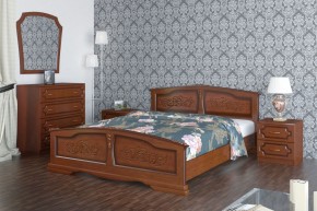 ЕЛЕНА Кровать из массива (Орех) в Урае - uray.ok-mebel.com | фото