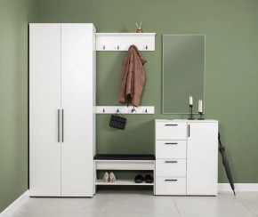 ЭЙР прихожая (модульная) Белый Шагрень в Урае - uray.ok-mebel.com | фото