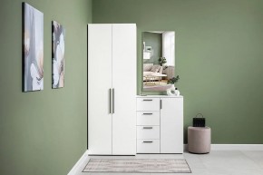 ЭЙР прихожая (модульная) Белый Шагрень в Урае - uray.ok-mebel.com | фото 26