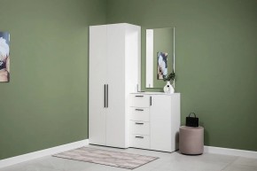 ЭЙР прихожая (модульная) Белый Шагрень в Урае - uray.ok-mebel.com | фото 3