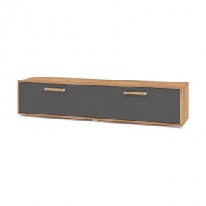 ФЛОРИДА Ф31 Тумба ТВ (дуб золотой/графит) в Урае - uray.ok-mebel.com | фото