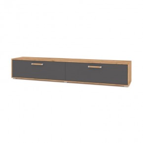 ФЛОРИДА Ф32 Тумба ТВ (дуб золотой/графит) в Урае - uray.ok-mebel.com | фото