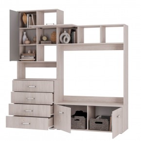 Гостиная Белла (модульная) ясень белый в Урае - uray.ok-mebel.com | фото 3
