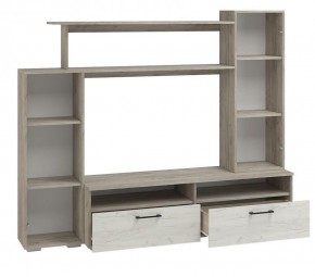 Гостиная Эмма МИНИ (Дуб Крафт серый/белый) в Урае - uray.ok-mebel.com | фото 2