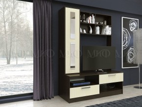 Гостиная Фиеста центр (Дуб Беленый/Венге) в Урае - uray.ok-mebel.com | фото 3