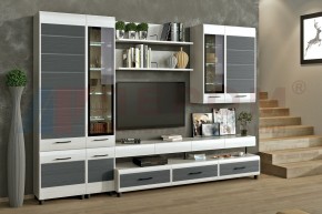 Гостиная Камелия Композиция 1 (Снежный ясень - серый) в Урае - uray.ok-mebel.com | фото