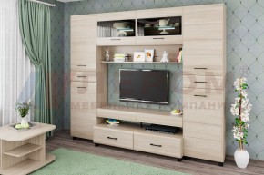 Гостиная Камелия Композиция 10 (Ясень Асахи) в Урае - uray.ok-mebel.com | фото