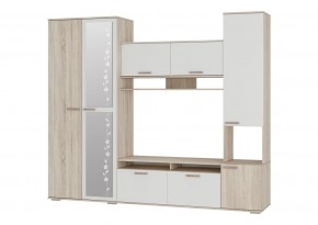 Гостиная Лукас (Сонома/Белый) в Урае - uray.ok-mebel.com | фото 2