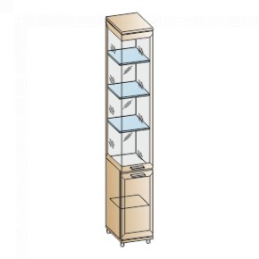 Гостиная Мелисса Композиция 12 (Акация Молдау) в Урае - uray.ok-mebel.com | фото 7