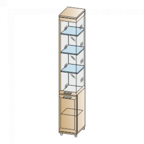 Гостиная Мелисса Композиция 12 (Гикори Джексон светлый) в Урае - uray.ok-mebel.com | фото 3