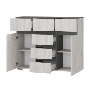 Гостиная Мрия (модульная) Бетон пайн светлый/Графит в Урае - uray.ok-mebel.com | фото 14