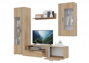 Гостиная Омега (Крафт золотой-Бетон) в Урае - uray.ok-mebel.com | фото 4