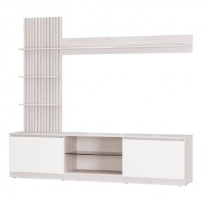 Гостиная Убер ГС-05 (ясень белый/белый) в Урае - uray.ok-mebel.com | фото 2