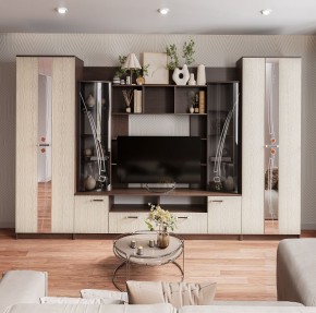 Гостиная Венеция (венге/лоредо) в Урае - uray.ok-mebel.com | фото 3