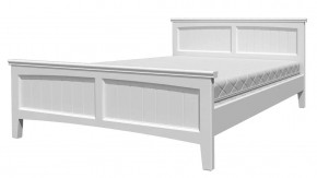 ГРАЦИЯ-4 Кровать из массива 1400 (Белый античный) в Урае - uray.ok-mebel.com | фото