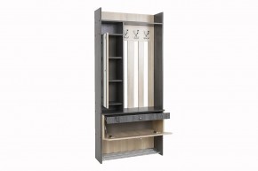 ГРЕТТА Прихожая (дуб сонома/ясень черный) в Урае - uray.ok-mebel.com | фото 10