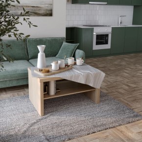 Журнальный стол Энкель 82С, тамбурат, цвет дуб беленый в Урае - uray.ok-mebel.com | фото 4