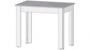 КАЙ Стол (цемент светлый/белый) в Урае - uray.ok-mebel.com | фото