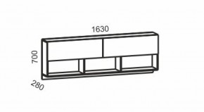 Киви №6 Навесная секция (ЛДСП молочный дуб/лайм) в Урае - uray.ok-mebel.com | фото 2