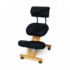 Коленный стул со спинкой Smartstool KW02В + Чехлы в Урае - uray.ok-mebel.com | фото