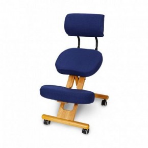 Коленный стул со спинкой Smartstool KW02В + Чехлы в Урае - uray.ok-mebel.com | фото 3