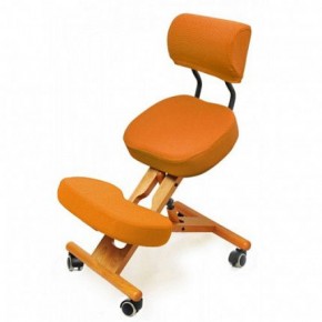 Коленный стул со спинкой Smartstool KW02В + Чехлы в Урае - uray.ok-mebel.com | фото 4
