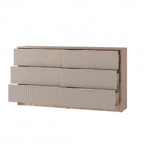 Комод Эмилия КМ-04 (Дуб смоки/Айриш (MF03)) в Урае - uray.ok-mebel.com | фото 2