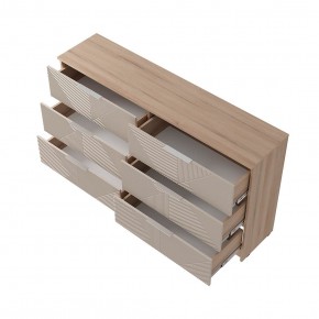 Комод Эмилия КМ-04 (Дуб смоки/Айриш (MF03)) в Урае - uray.ok-mebel.com | фото 4