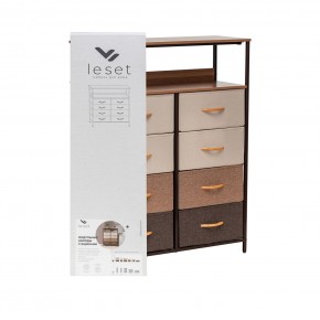 Комод Leset Локи 8 ящ. с полкой в Урае - uray.ok-mebel.com | фото 10