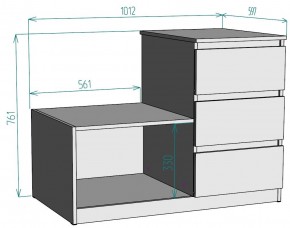 Комод Мальта K207 в Урае - uray.ok-mebel.com | фото 2