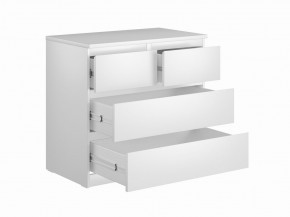 Комод МАЛЬТА с четырьмя выдвижными ящиками, цвет белый в Урае - uray.ok-mebel.com | фото 3