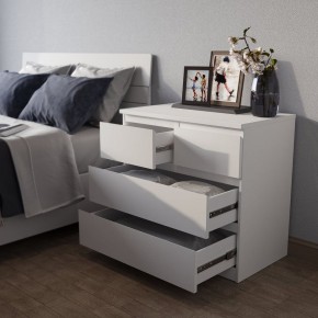 Комод МАЛЬТА с четырьмя выдвижными ящиками, цвет белый в Урае - uray.ok-mebel.com | фото 4