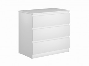 Комод МАЛЬТА с тремя выдвижными ящиками, цвет белый в Урае - uray.ok-mebel.com | фото