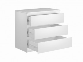 Комод МАЛЬТА с тремя выдвижными ящиками, цвет белый в Урае - uray.ok-mebel.com | фото 3