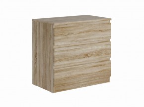 Комод МАЛЬТА с тремя выдвижными ящиками, цвет Дуб Сонома в Урае - uray.ok-mebel.com | фото